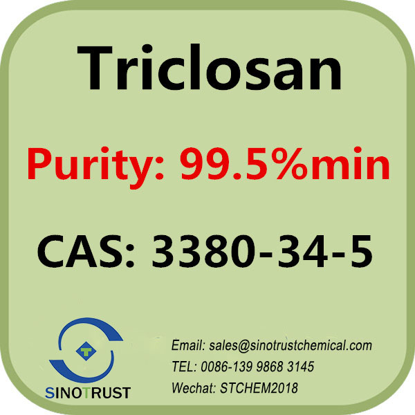 Triclosan Powder  CAS 3380-34-5  